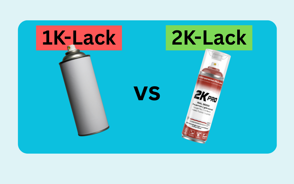 Brauche ich für mein Projekt wirklich einen 2K-Lack? 2-Komponenten Sprühlack im Check