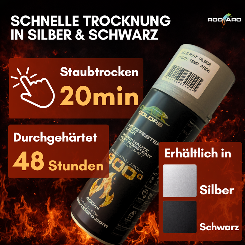 Laden Sie das Bild in Galerie -Viewer, COLORS Hitzefest Sprühlack - 400ml Hochtemperatur Spraydose