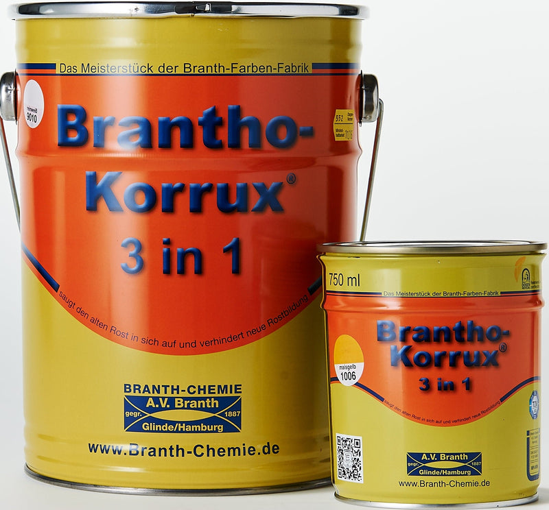 Laden Sie das Bild in Galerie -Viewer, Brantho Korrux 3in1 Rostschutzfarbe - Heinrich Schweizer AG