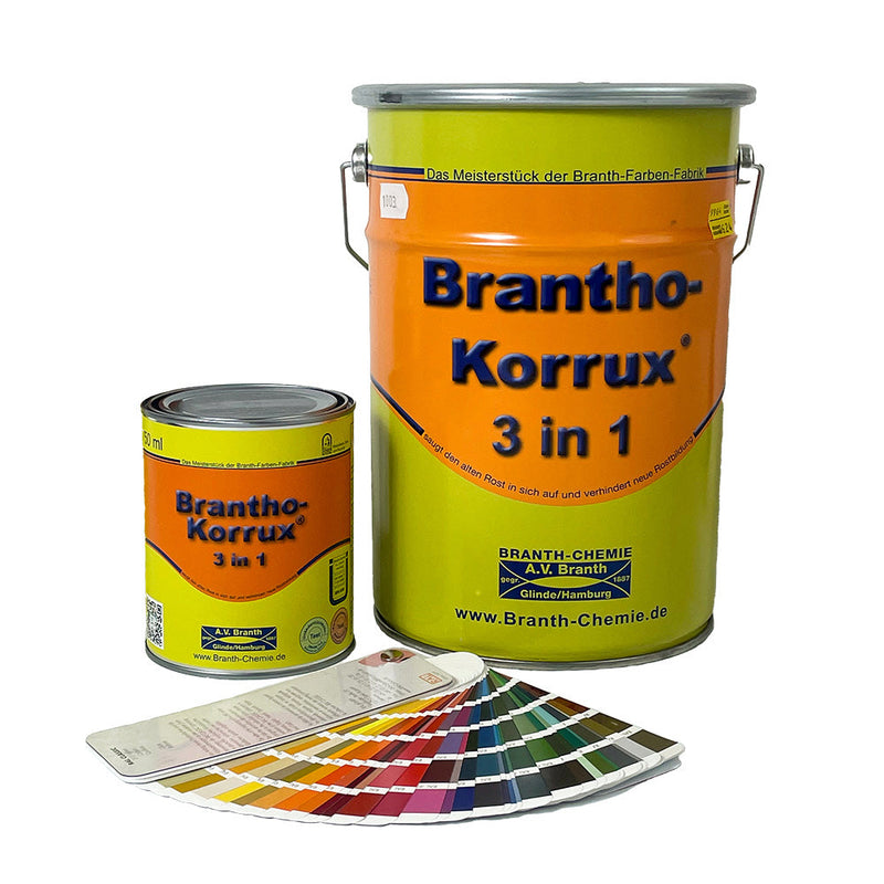 Laden Sie das Bild in Galerie -Viewer, Brantho Korrux 3in1 Rostschutzfarbe - Primer, Rostschutz und Lack