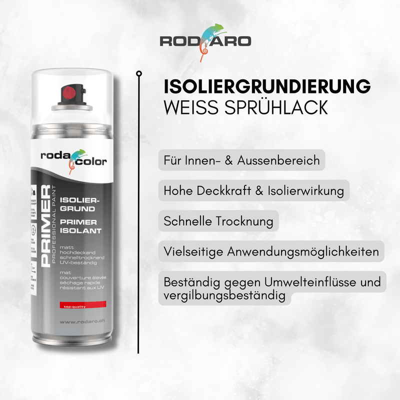 Laden Sie das Bild in Galerie -Viewer, Isoliergrundierung weiss Sprühlack 6er Set - 400ml Spraydose - xenial - shop.de