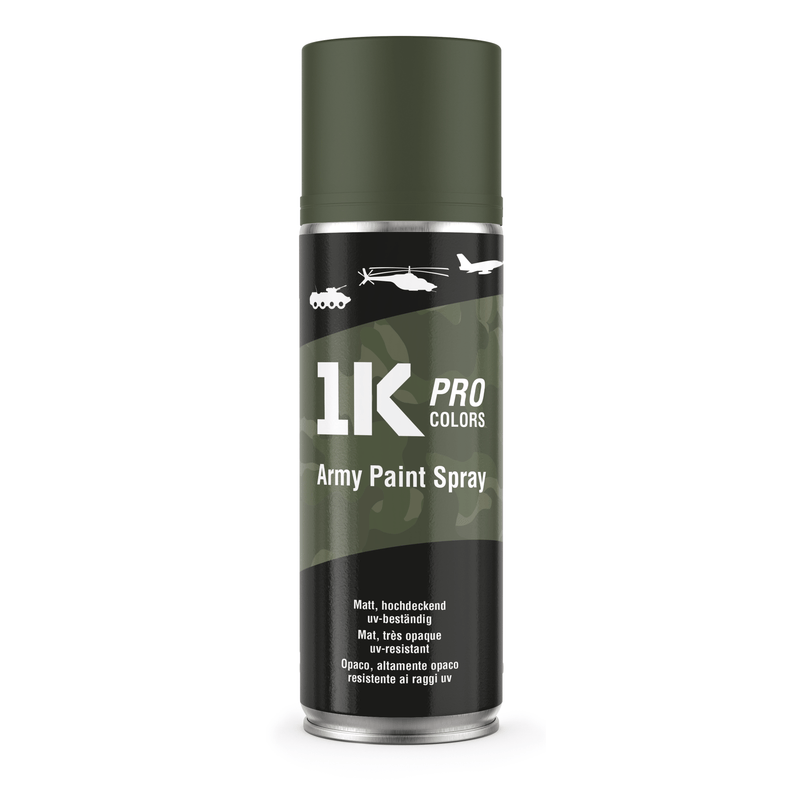 Laden Sie das Bild in Galerie -Viewer, Militär - Farbspray Army 1K PRO – 400ml Spraydose matt - xenial - shop.de
