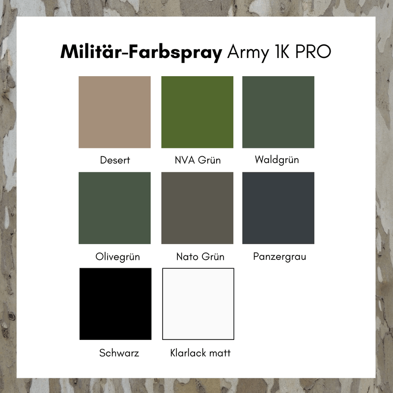 Laden Sie das Bild in Galerie -Viewer, Militär - Farbspray Army 1K PRO – 400ml Spraydose matt - xenial - shop.de