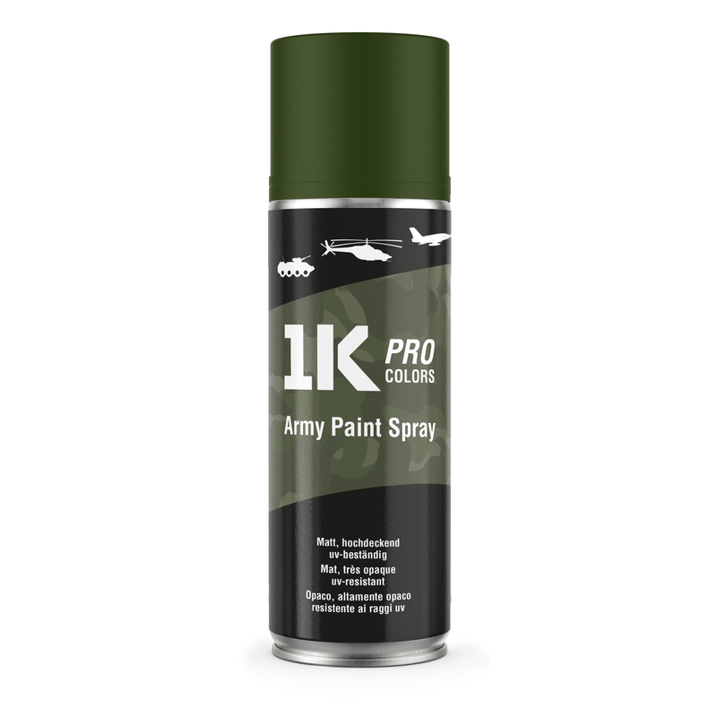 Laden Sie das Bild in Galerie -Viewer, Militär - Farbspray Army 1K PRO – 400ml Spraydose matt - xenial - shop.de