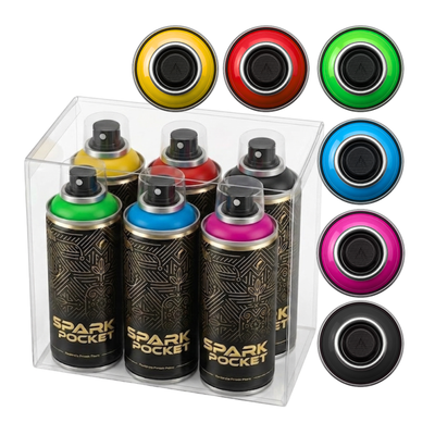 Spark Pocket 6er Set - Gelb Rot Grün Blau Magenta Schwarz