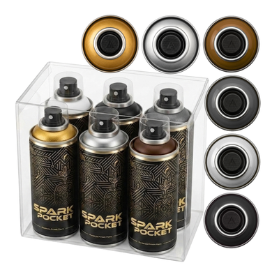 Spark Pocket 6er Set - Gold Silber Braun Anthrazit Weiss Schwarz