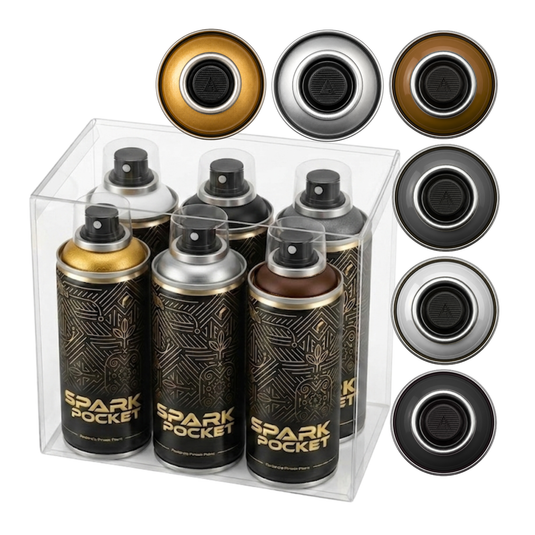 Spark Pocket 6er Set - Gold Silber Braun Anthrazit Weiss Schwarz