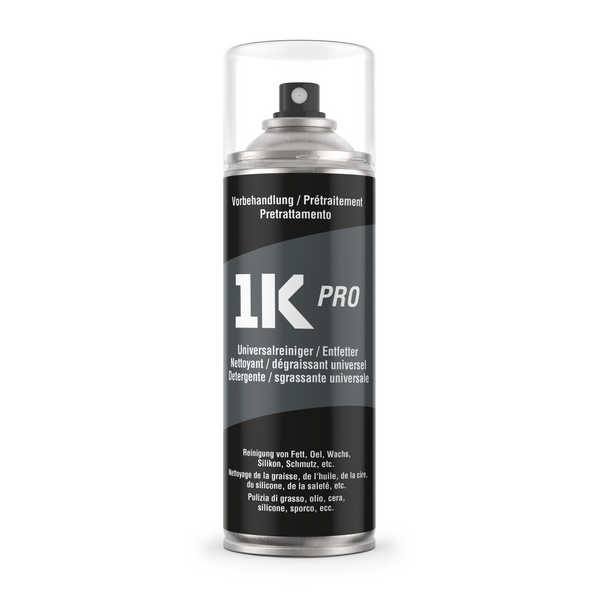 1K PRO Universalreiniger und Entfetter farblos, 400 ml Spraydose zur Vorbehandlung