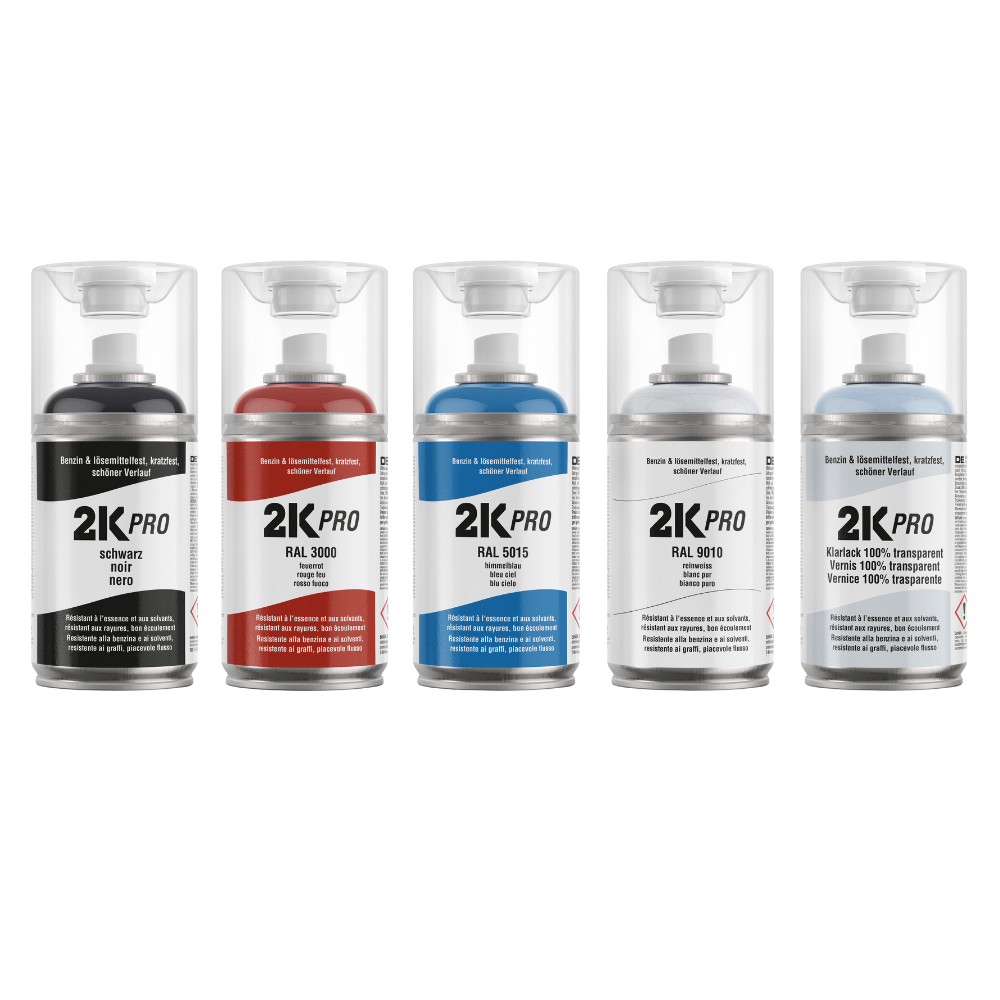 2K Spraydose 250ml - 2 Komponenten Sprühlack | 2K - PRO - xenial - shop.de