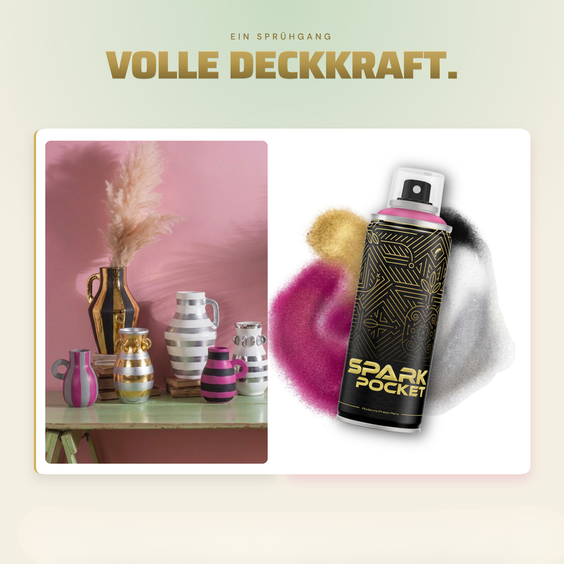 Laden Sie das Bild in Galerie -Viewer, SPARK Pocket Sprühdose 200ml - Glänzender Sprühlack mit hoher Deckkraft
