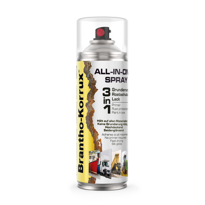 Brantho Korrux 3 in 1 Rostschutzlack - All-in-One Sprühdose Primer, Rostschutz und Lack - 400ml Spraydose