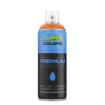 COLORS Premium Indoor wasserbasierte Sprühfarbe 400 ml Spraydose in Tieforange matt