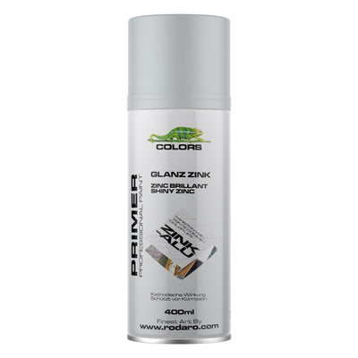 COLORS Zink-Alu Sprühlack silber - 400ml Spraydose Glanzzink