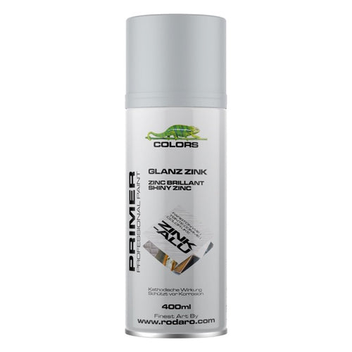 COLORS Zink-Alu Sprühlack silber - 400ml Spraydose Glanzzink