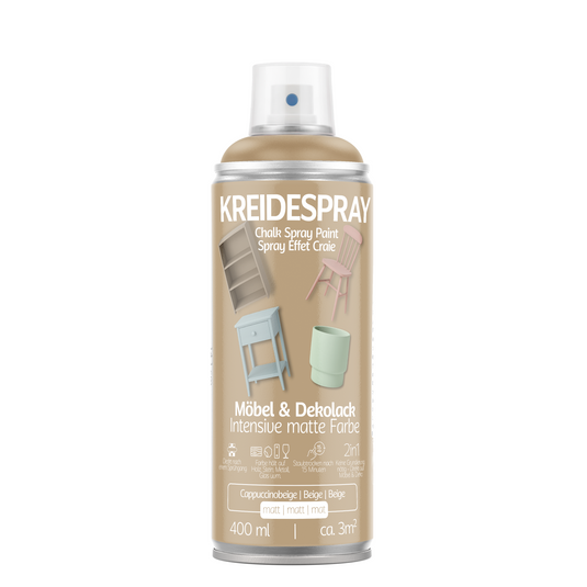 COLORS Kreidespray Möbel & Dekolack, Matte Kreidefarbe Sprühfarbe, 400ml Spraydose