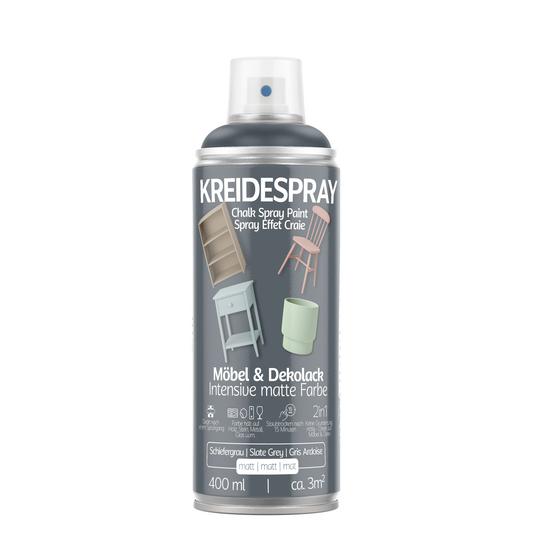COLORS Kreidespray Möbel & Dekolack, Matte Kreidefarbe Sprühfarbe, 400ml Spraydose