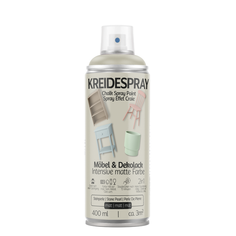 Laden Sie das Bild in Galerie -Viewer, COLORS Kreidespray Möbel &amp; Dekolack, Matte Kreidefarbe Sprühfarbe, 400ml Spraydose
