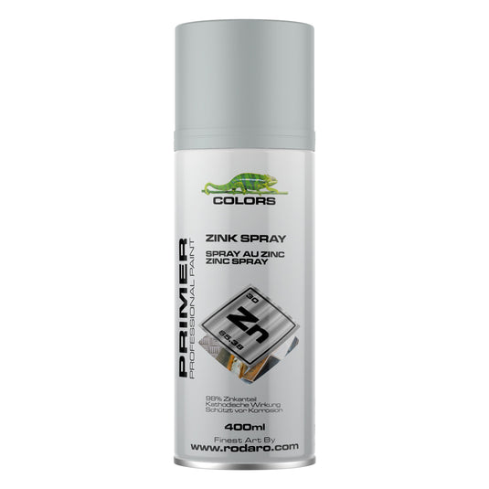 COLORS Zinkspray Sprühlack grau - 400ml Spraydose