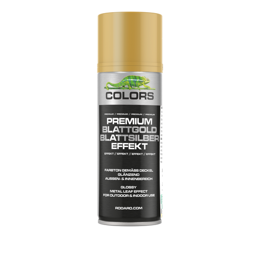 COLORS Spraylack Blattgold und Blattsilber Effekt Spraydose 400ml