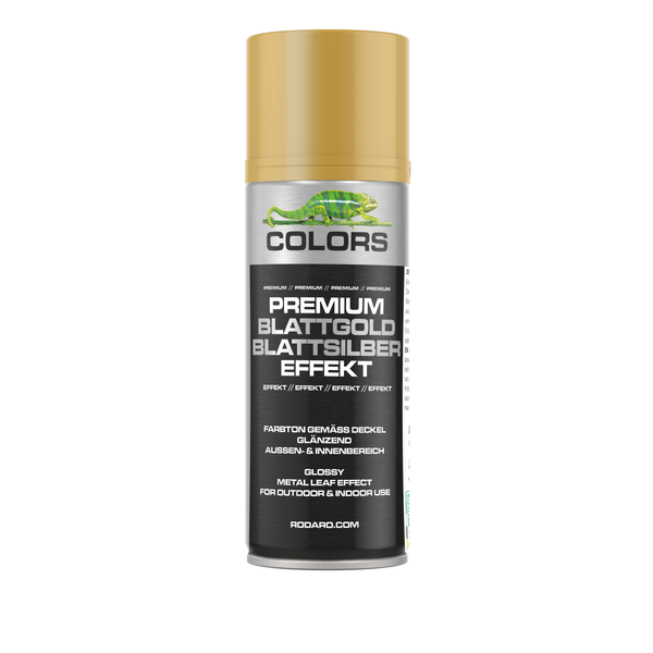 COLORS Spraylack Blattgold und Blattsilber Effekt Spraydose 400ml
