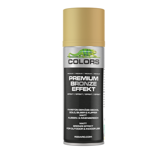 COLORS Premium Bronze Effekt – Effektlack Gold, Silber, Kupfer 400 ml