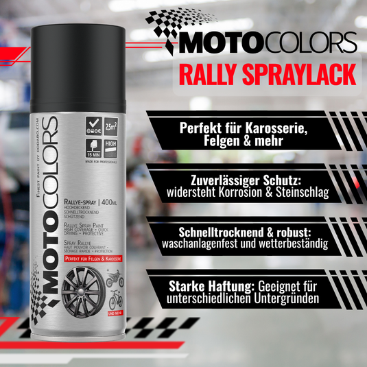 MotoColors - Spraylack Ralley 400ml Sprühfarbe Autolack