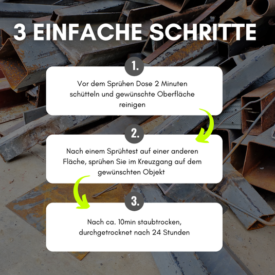 COLORS Zinkspray Sprühlack grau - 400ml Spraydose