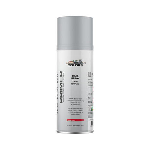 COLORS Zinkspray Sprühlack grau - 400ml Spraydose