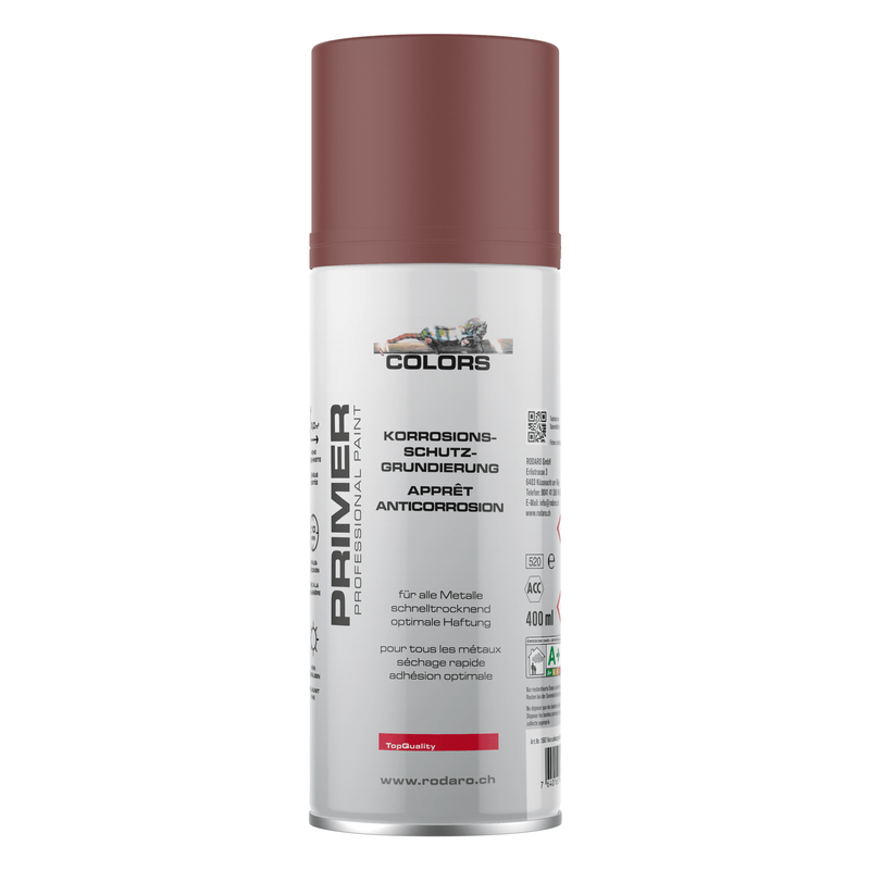 Laden Sie das Bild in Galerie -Viewer, COLORS Korrosionsschutzgrundierung Sprühlack rotbraun - 400ml Spraydose - xenial - shop.de
