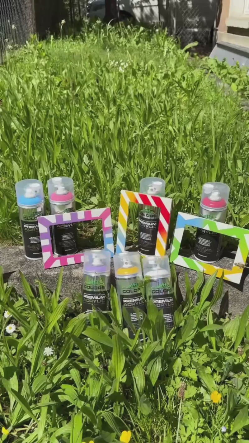 Laden und spielen Sie Video in Galerie -Viewer, COLORS Premium Acrylic Sprühlack - 400ml Spraydose
