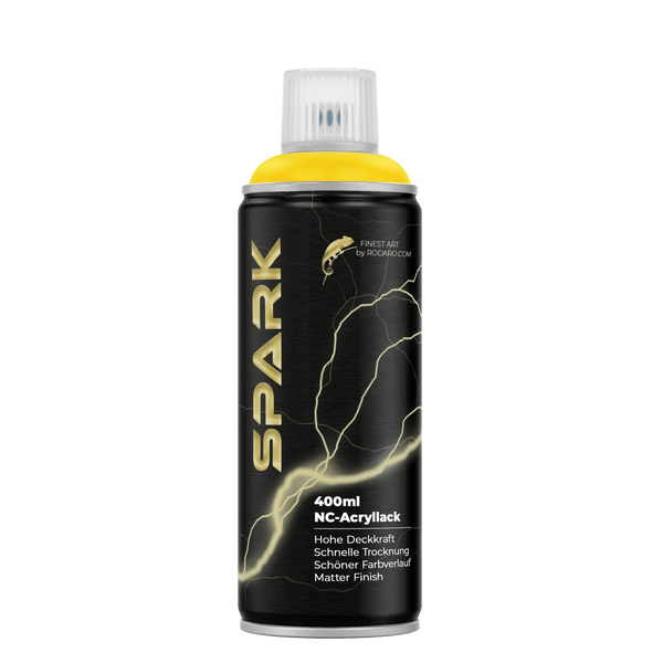 SPARK Sprühlack 400 ml Spraydose in Blitzgelb matt
