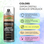 Zapon Cristall Klarlack Sprühlack - 400ml Spraydose - xenial - shop.de